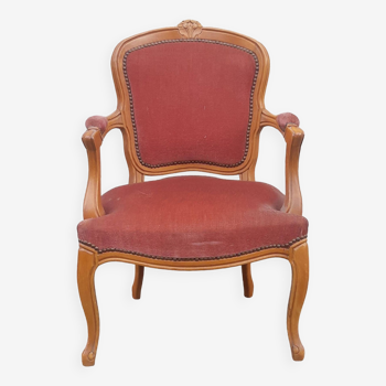 Fauteuil cabriolet de style Louis XV