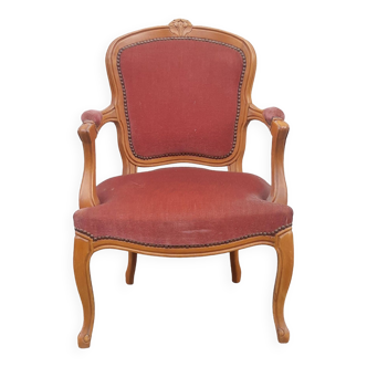 Fauteuil cabriolet de style Louis XV