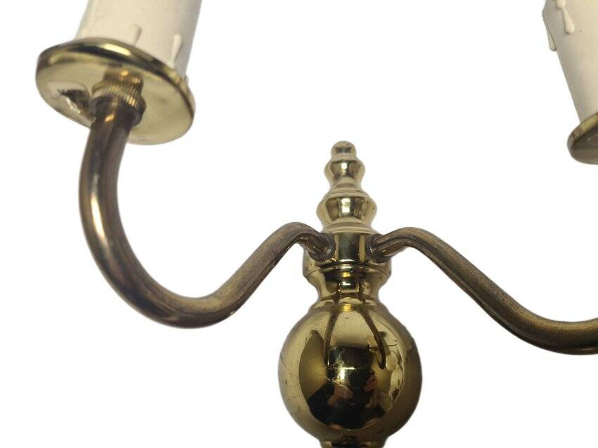 Two-armed wall lamp, Sweden, 1970s