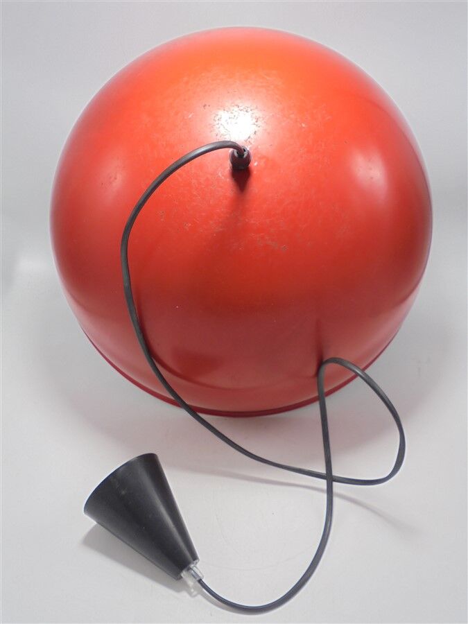 Vintage red pendant lamp