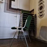 Suite of 6 DSC 106 chairs by Giancarlo Piretti for Castelli / Anonima.