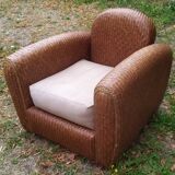 Rattan armchair