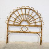 Vintage rattan headboard