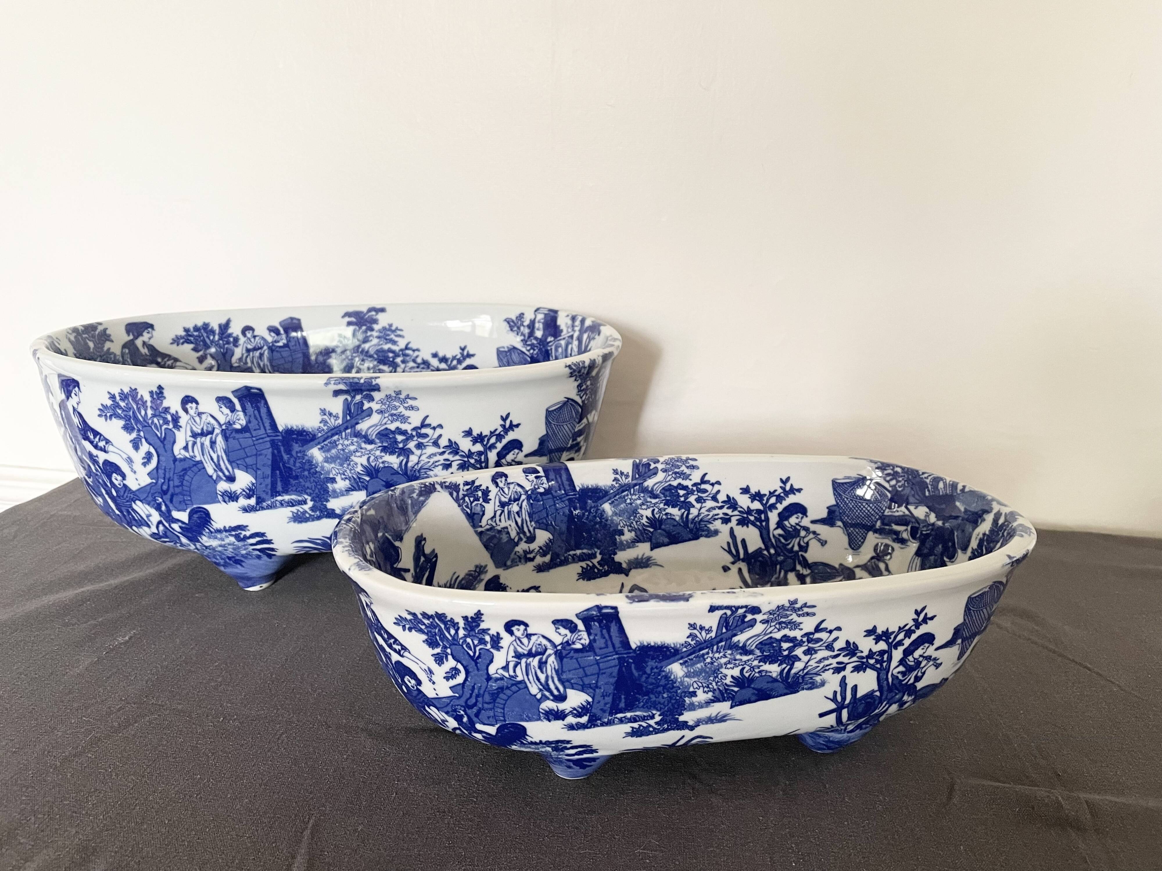 Victoria Ware IronStone planter.