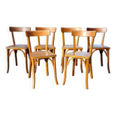6 chaises Baumann n°55 années 50