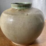 Small glazed ceramic vase