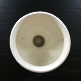 Cache pot ivoire sur pied
