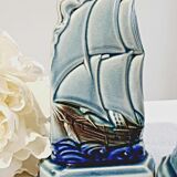 Pair of soliflores boats in dabr Sarreguemines ESDEVE