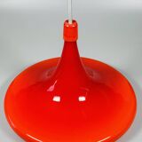 1960s/70s UFO Ceiling Lamp Hanging Lamp by Doria Leuchten Glass Space Age