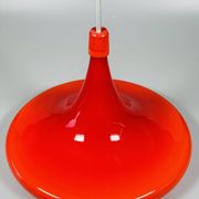 1960s/70s UFO Ceiling Lamp Hanging Lamp by Doria Leuchten Glass Space Age