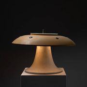 Huge vintage mushroom table lamp, 1960s