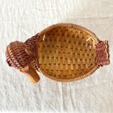 Duck woven wicker baskets