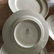 Service de table ancien gien – modèle niderviller – ensemble exceptionnel