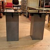 Pair of Roche Bobois side tables by L. Morgaine