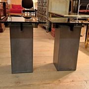 Pair of Roche Bobois side tables by L. Morgaine