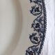 Plat assiette Terre de Fer, modèle Brienne, manufacture HB et Cie