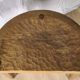 Tabouret en chêne gougé