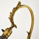 Bronze and opaline Art Nouveau lamp