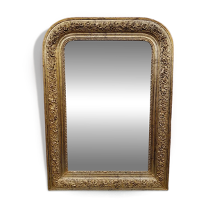 Petit miroir doré de