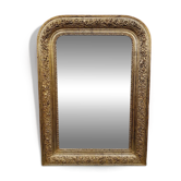 small gilded mirror in Louis-Philippe style circa 1880