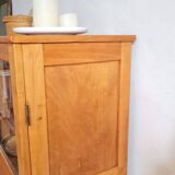 Armoire parisienne vitrée type vaisselier