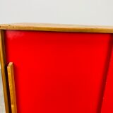 Buffet sliding doors solid red pine