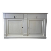 Buffet bas blanc vintage – Meuble de rangement