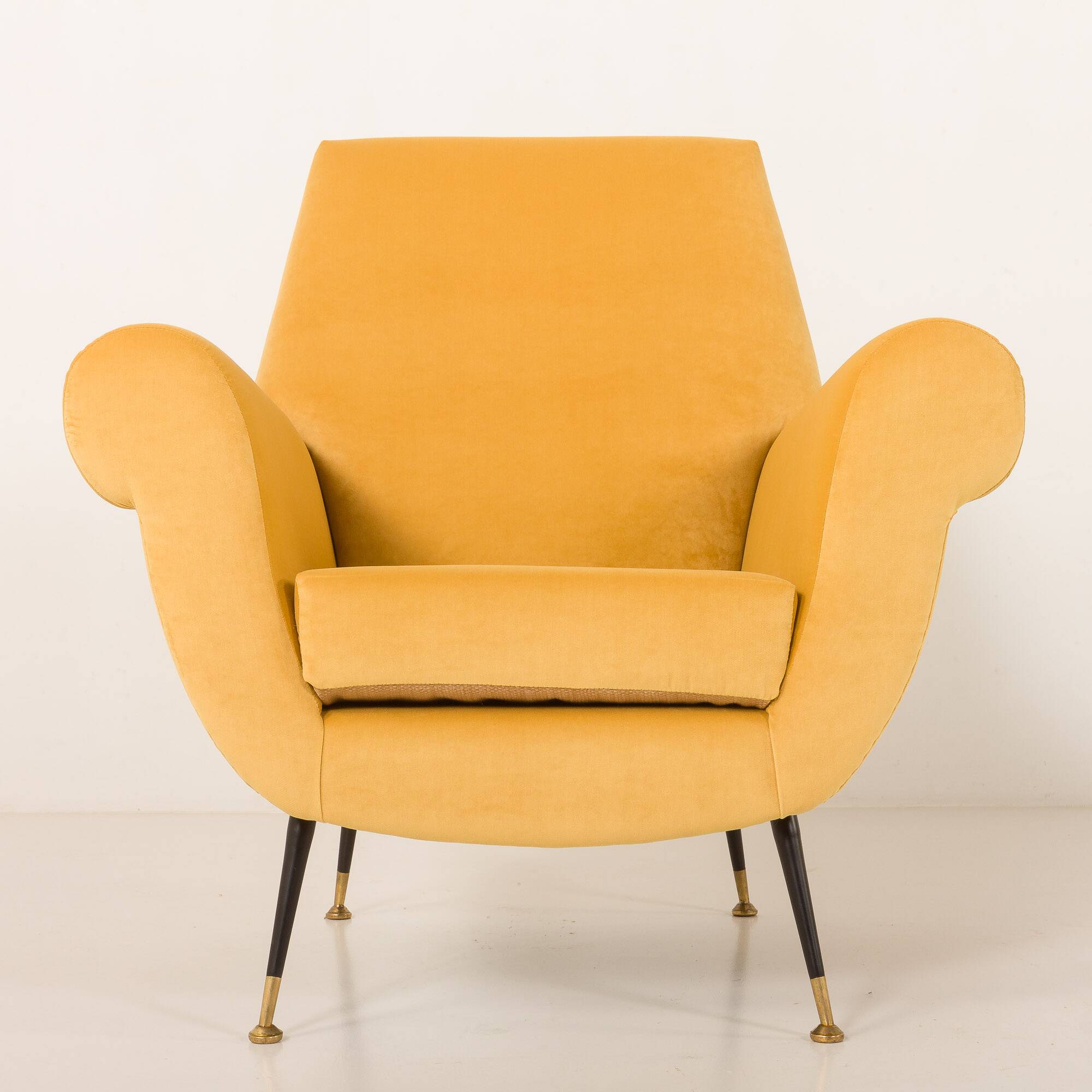 Gigi Radice mid century lounge chair for Minotti, Italy 1950s