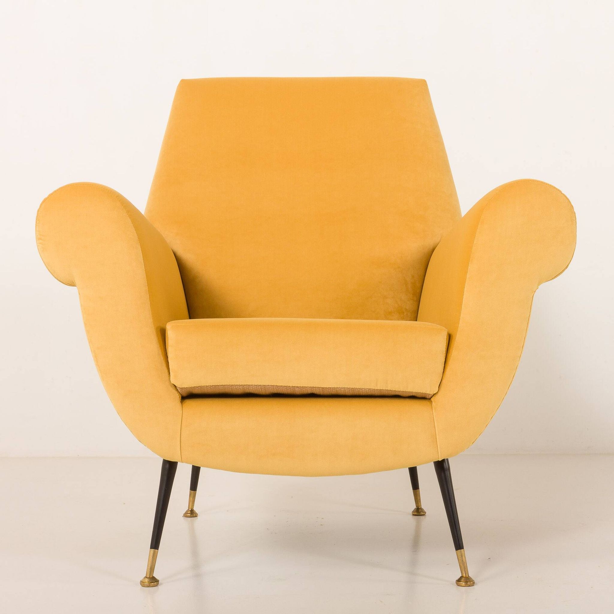 Gigi Radice mid century lounge chair for Minotti, Italy 1950s