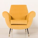 Gigi Radice mid century lounge chair for Minotti, Italy 1950s