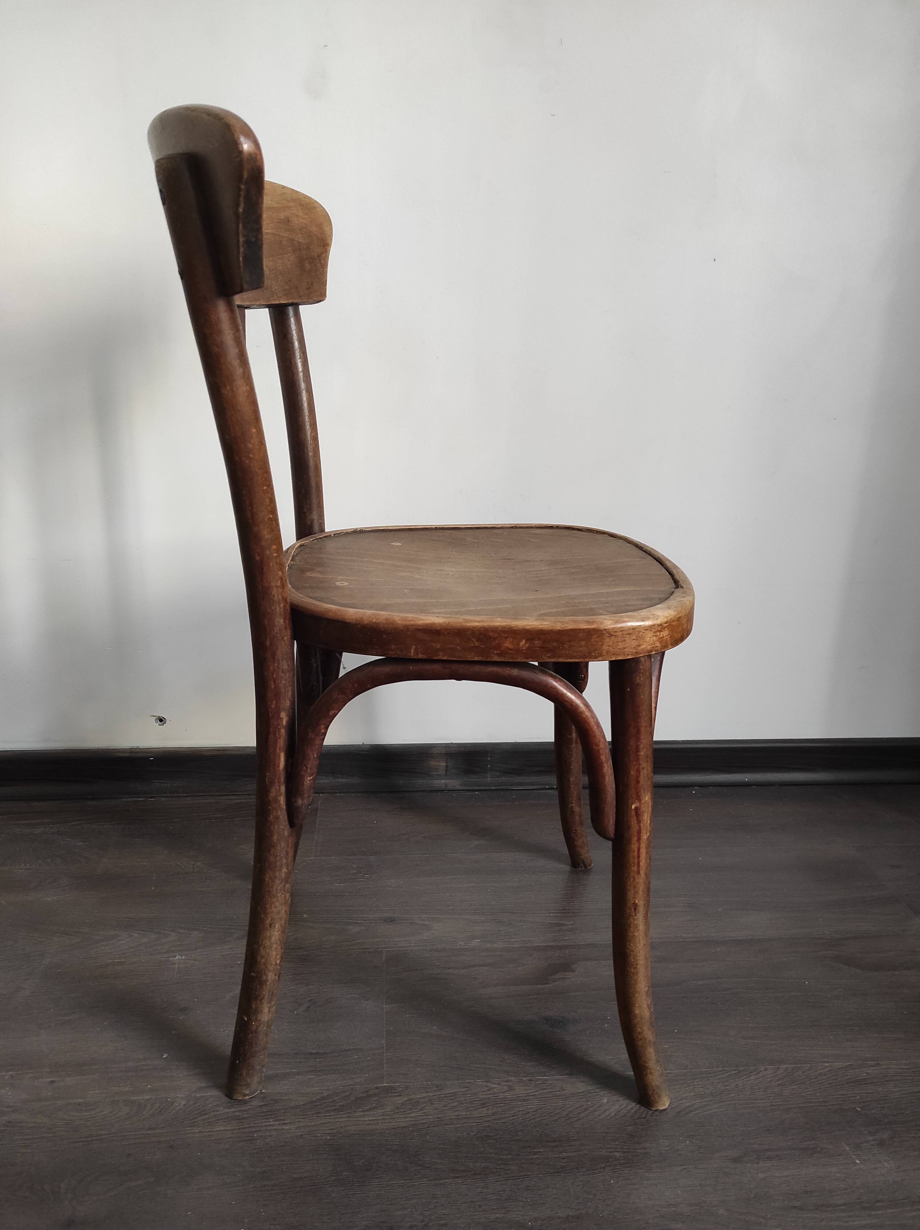 Classic wooden bistro chair