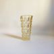 Pressed molded glass vase 50s Height 25 cm