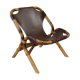 Fauteuil cuir Rohé Noordwolde 1960