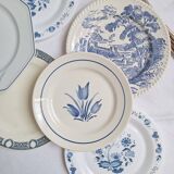 Vintage blue dinner plates