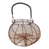 Panier en métal ancien