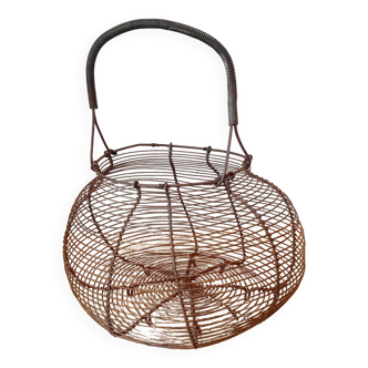 Old metal basket