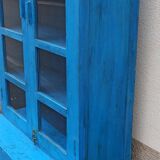Vaisselier en bois bleu