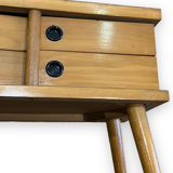 Vintage scandinavian light wood worker