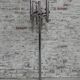 Chrome uplight floor lamp with 8 light points