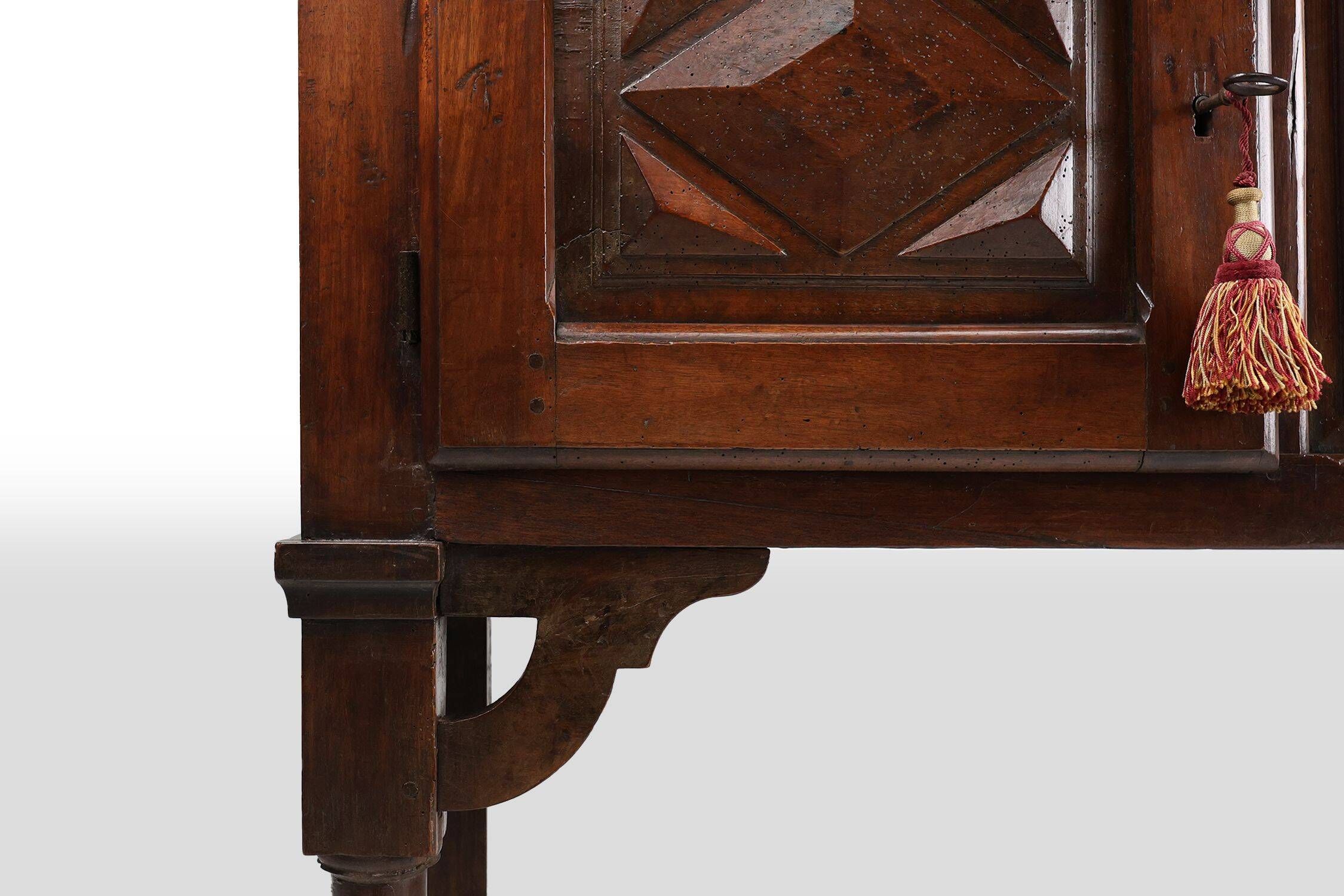 Antique Spanish Carved Cabinet in Oak