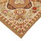 Handmade European Vintage Aubusson Kilim 236 cm x 306 cm