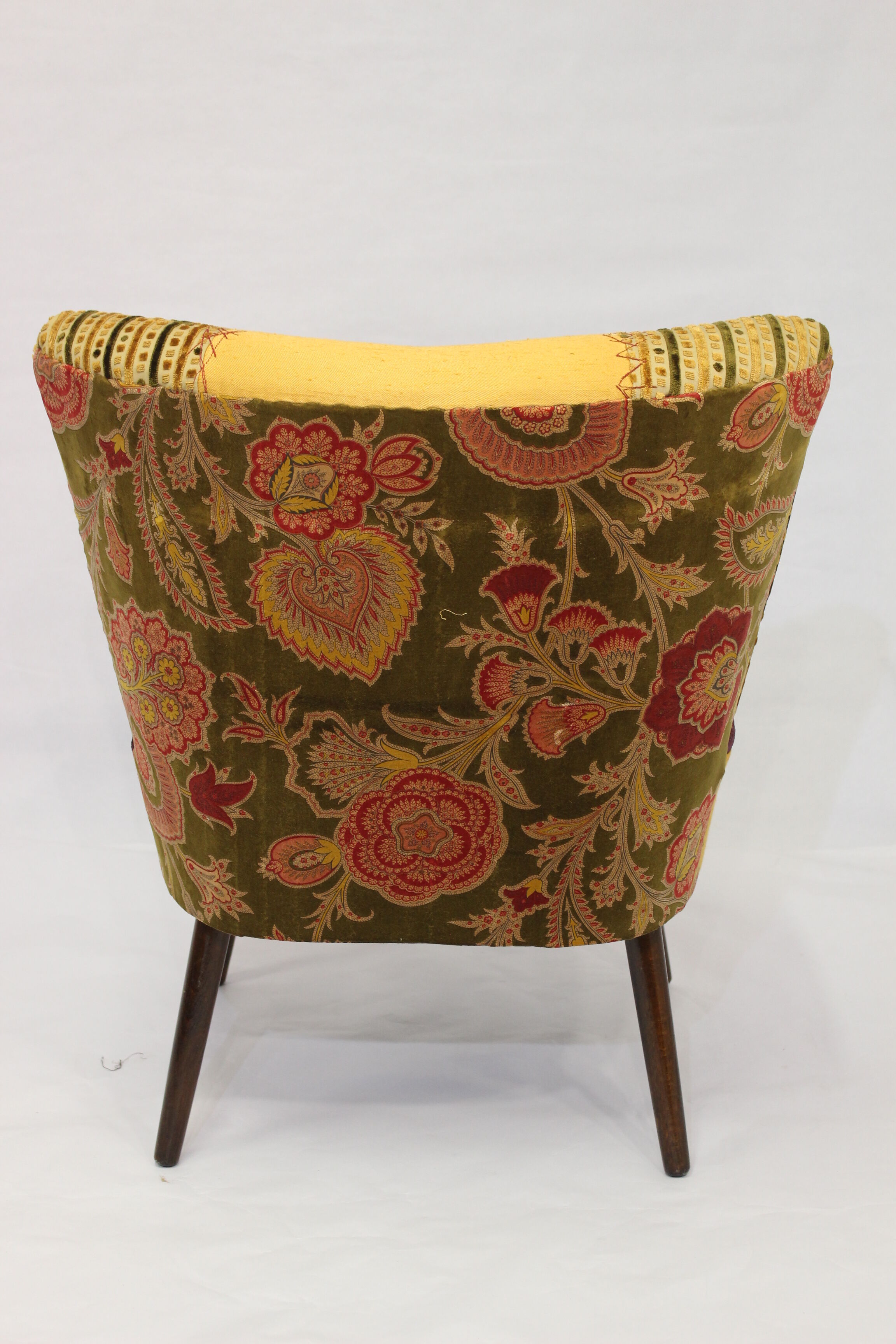 Chair vintage year 50 tissue "Lelièvre"
