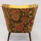 Chair vintage year 50 tissue "Lelièvre"