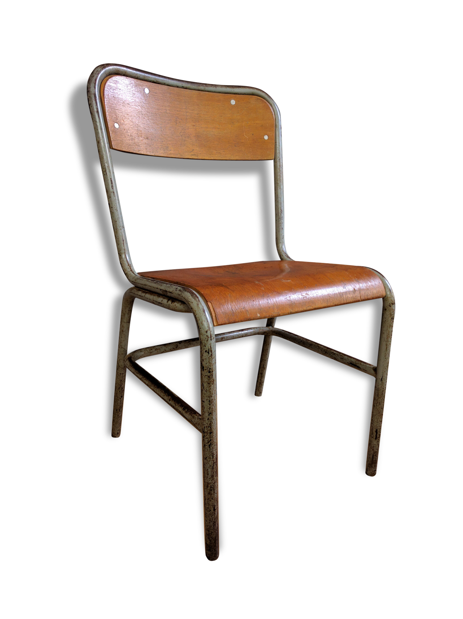 Ancienne chaise d'un bureau de Poste Selency