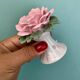 Set of 6 vintage ceramic candle holders