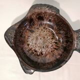 Set of 7 fish-shaped plates signed MARIUS GIUGE circa 1970