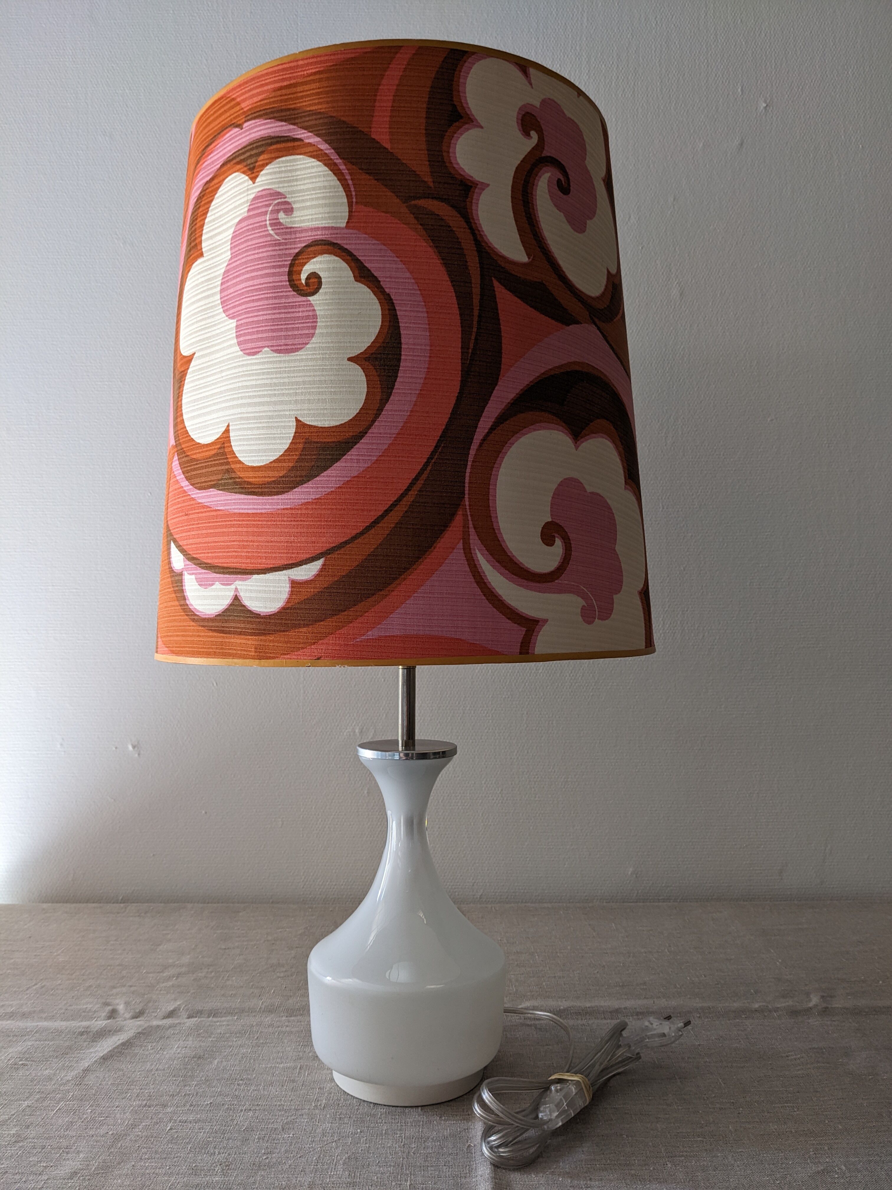 Glass lamp from the 60s/70s by Doria Leuchten
