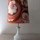 Glass lamp from the 60s/70s by Doria Leuchten