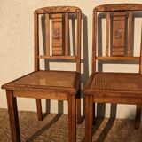 Set of 2 Art Deco chairs
