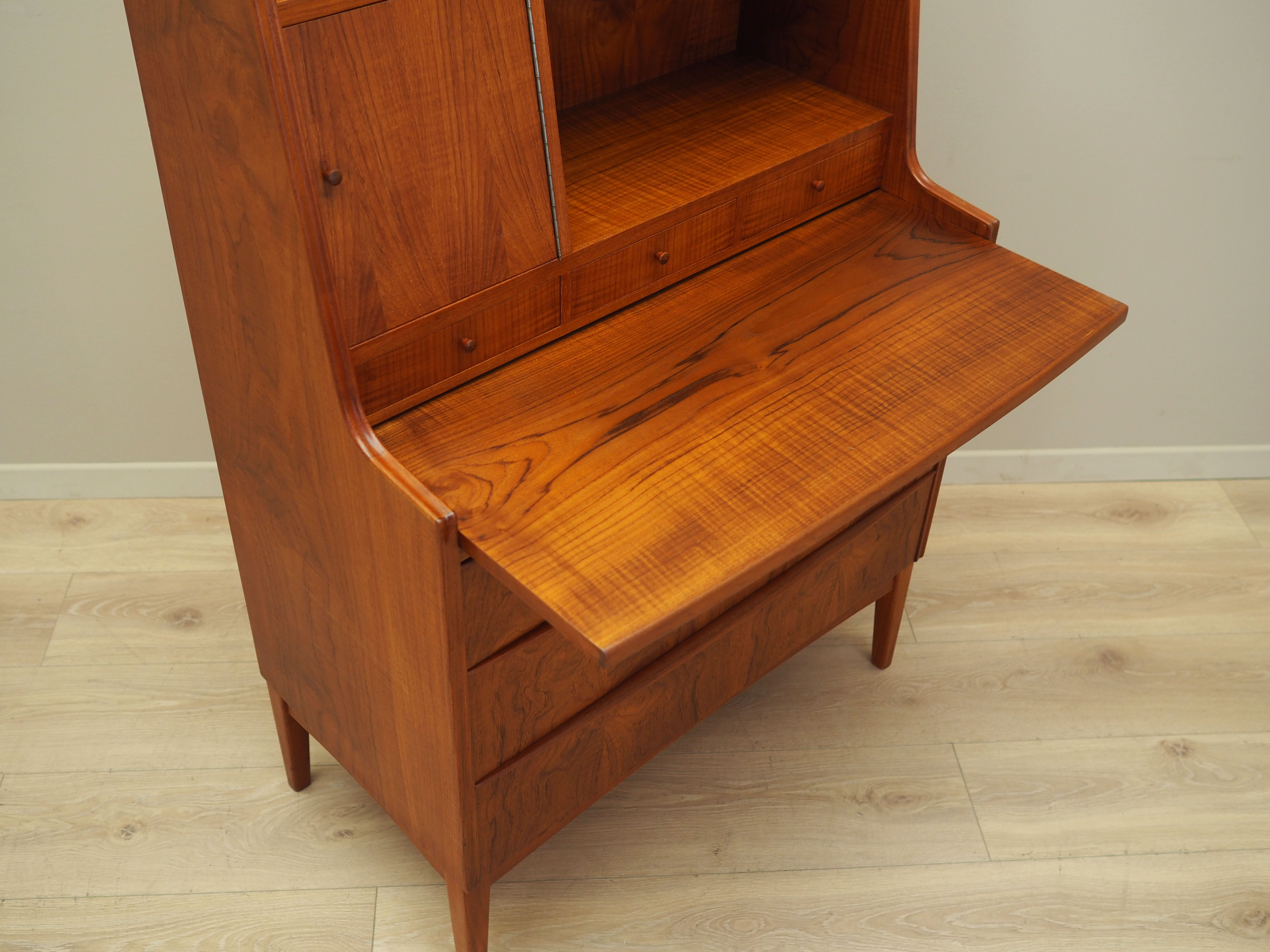 Teak secretary, Danish design, 1970s, production: Denmark